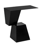 Noir Rectangle Pieta Side Table GTAB961MTB