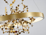 Bethel Sand Gold LED Chandelier in Stainless Steel & Aluminum