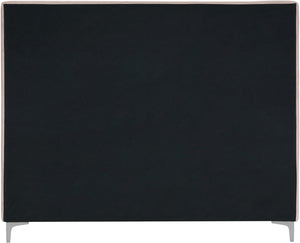 Geri Velvet / Engineered Wood / Metal / Foam Contemporary Pink Velvet Queen Bed - 65.5" W x 87.2" D x 53" H