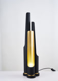 Bethel Matte Black Table Lamp in Metal