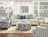 Fusion 340 Transitional Accent Chair 340 Farmhouse Indigo