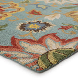 Jaipur Living Zamora Handmade Floral Light Blue/ Multicolor Area Rug (9'X12')