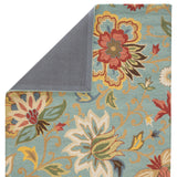 Jaipur Living Zamora Handmade Floral Light Blue/ Multicolor Area Rug (9'X12')