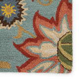 Jaipur Living Zamora Handmade Floral Light Blue/ Multicolor Area Rug (9'X12')