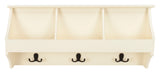 Darcey Deluxe Hanging Storage Wall Rack with Elegant Design and Three Spacious Compartments