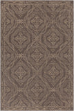Chandra Rugs Hailee 100% Wool Hand-Tufted Contemporary Rug Grey/Gold 9' x 13'