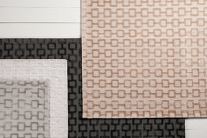 Chandra Rugs Hallie 100% Viscose Hand Woven Contemporary Rug Silver 7'9 x 10'6