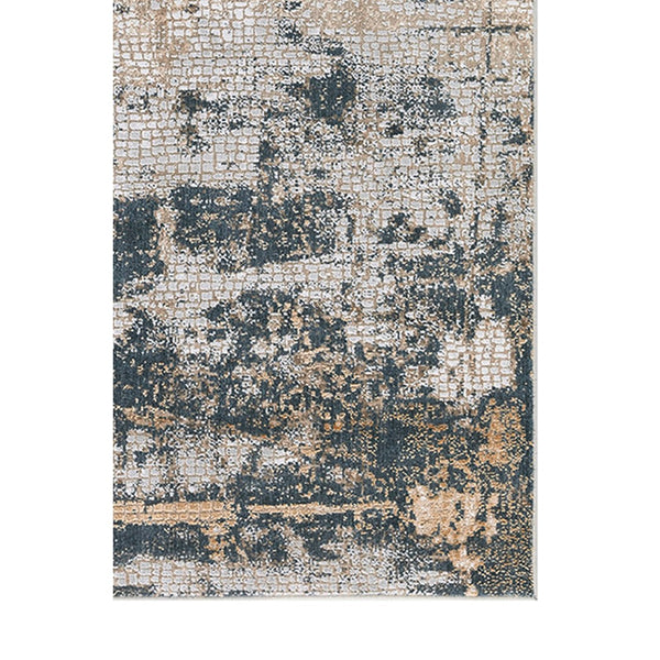 AMER Rugs Hamilton HAM-1 Power-Loomed Abstract Modern & Contemporary Area Rug Indigo 8'6" x 11'6"