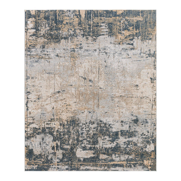 AMER Rugs Hamilton HAM-1 Power-Loomed Abstract Modern & Contemporary Area Rug Indigo 8'6" x 11'6"