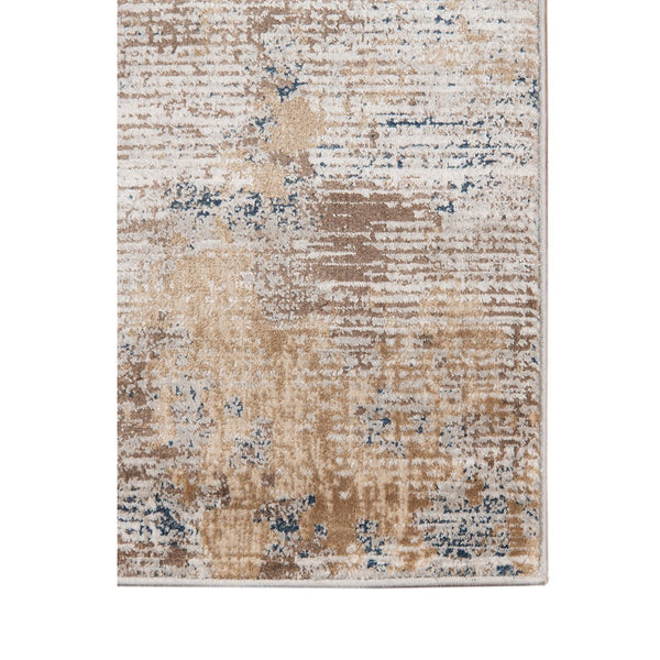 AMER Rugs Hamilton HAM-3 Power-Loomed Abstract Modern & Contemporary Area Rug Gold 8'6" x 11'6"