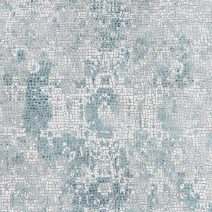 AMER Rugs Hamilton HAM-4 Power-Loomed Bordered Modern & Contemporary Area Rug Gray/Blue 8'6" x 11'6"