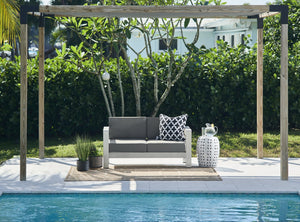 Momeni Hampton HAM-1 Machine Made Transitional Geometric Indoor/Outdoor Area Rug Natural 9' x 12' HAMPOHAM-1NAT90C0