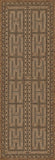 Momeni Hampton HAM-2 Machine Made Transitional Geometric Indoor/Outdoor Area Rug Natural 9' x 12' HAMPOHAM-2NAT90C0