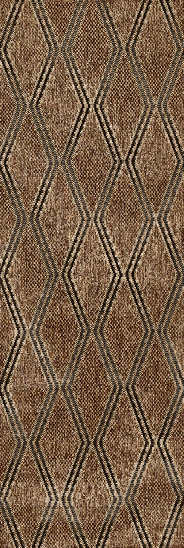 Momeni Hampton HAM-5 Machine Made Transitional Geometric Indoor/Outdoor Area Rug Natural 9' x 12' HAMPOHAM-5NAT90C0