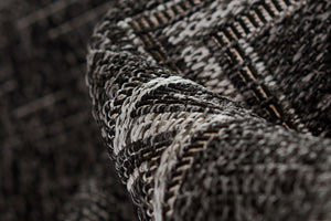 Momeni Hampton HAM-9 Machine Made Transitional Geometric Indoor/Outdoor Area Rug Black 9' x 12' HAMPOHAM-9BLK90C0