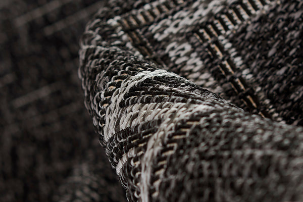 Momeni Hampton HAM-9 Machine Made Transitional Geometric Indoor/Outdoor Area Rug Black 9' x 12' HAMPOHAM-9BLK90C0