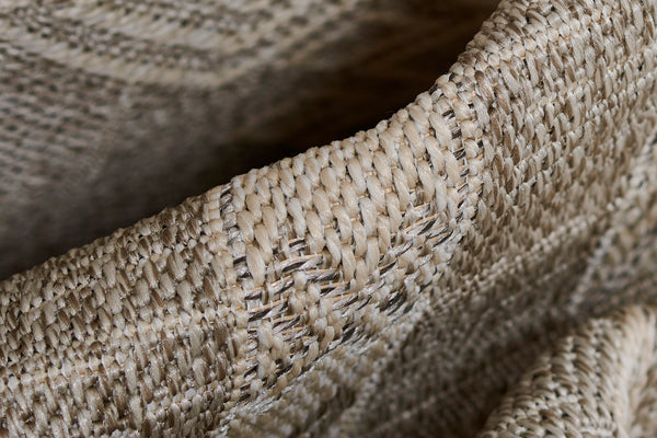 Momeni Hampton HAM10 Machine Made Transitional Geometric Indoor/Outdoor Area Rug Grey 9' x 12' HAMPOHAM10GRY90C0