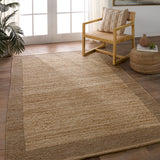 Jaipur Living Hanover Query HAN01 Handwoven Handmade Indoor Contemporary Rug Brown 10' x 14'
