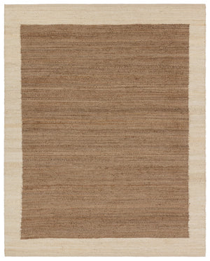 Jaipur Living Hanover Query HAN02 Handwoven Handmade Indoor Contemporary Rug Brown 9' x 12'