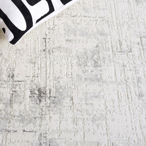 Safavieh Hanna 111 Power Loomed Transitional Rug Ivory Grey / Dark Grey 9' x 12'