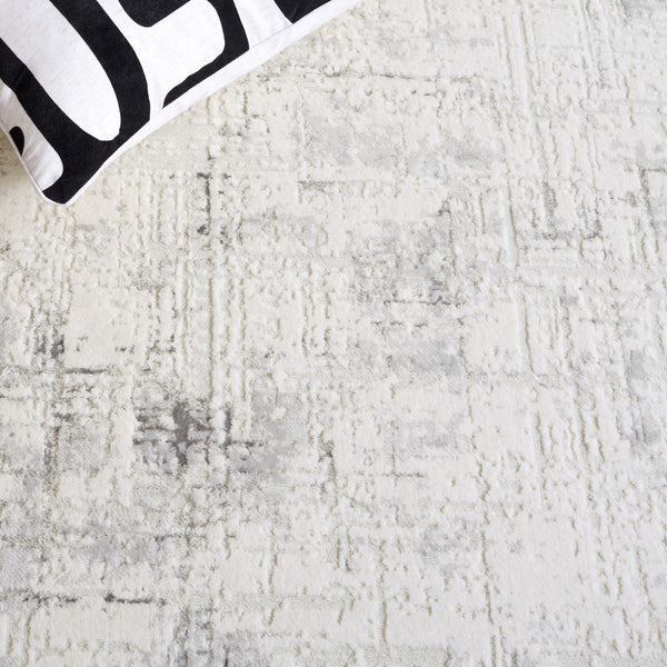 Safavieh Hanna 111 Power Loomed Transitional Rug Ivory Grey / Dark Grey 9' x 12'