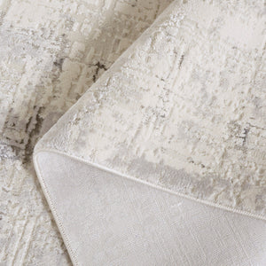 Safavieh Hanna 111 Power Loomed Transitional Rug Ivory Grey / Dark Grey 9' x 12'