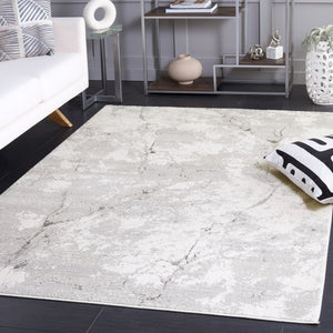 Safavieh Hanna 112 Power Loomed Transitional Rug Grey / Ivory 9' x 12'