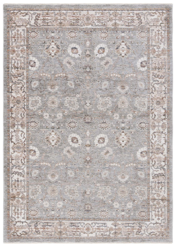 Safavieh Harlow 104 Power Loomed Transitional Polyester Rug Ivory Grey / Sage HAR104A-9