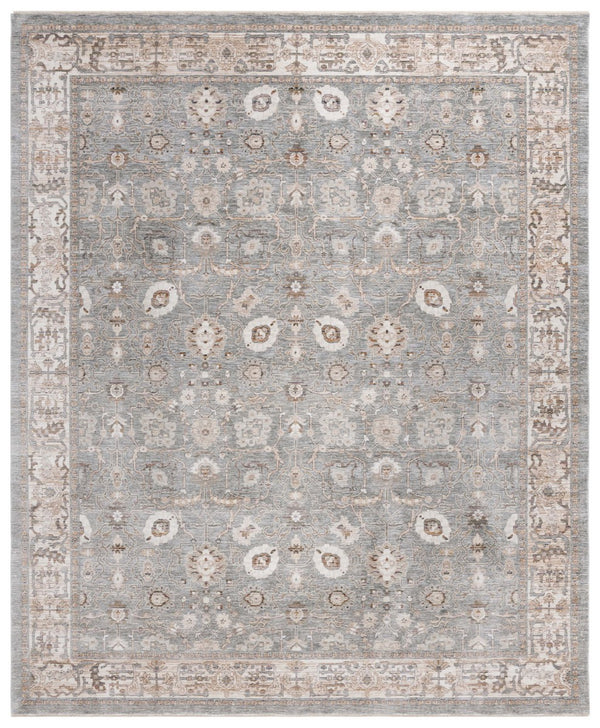 Safavieh Harlow 104 Power Loomed Transitional Polyester Rug Ivory Grey / Sage HAR104A-9