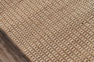 Momeni Madcap Cottage Hardwick Hall HRD-1 Hand Woven Contemporary Solid Indoor Area Rug Natural 8' x 10' HARDWHRD-1NAT80A0