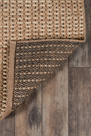 Momeni Madcap Cottage Hardwick Hall HRD-1 Hand Woven Contemporary Solid Indoor Area Rug Natural 8' x 10' HARDWHRD-1NAT80A0