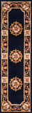 Momeni Harmony India HAI12 Hand Tufted Transitional Floral Indoor Area Rug Blue 8' x 11' HARM2HAI12BLU80B0
