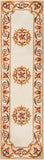 Momeni Harmony India HAI12 Hand Tufted Transitional Floral Indoor Area Rug Ivory 8' x 11' HARM2HAI12IVY80B0