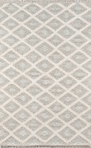 Momeni Harper HAR-1 Hand Woven Contemporary Geometric Indoor Area Rug Grey 8'10" x 11'10" HARPEHAR-1GRY8ABA