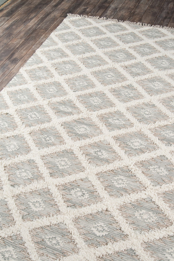 Momeni Harper HAR-1 Hand Woven Contemporary Geometric Indoor Area Rug Grey 8'10" x 11'10" HARPEHAR-1GRY8ABA