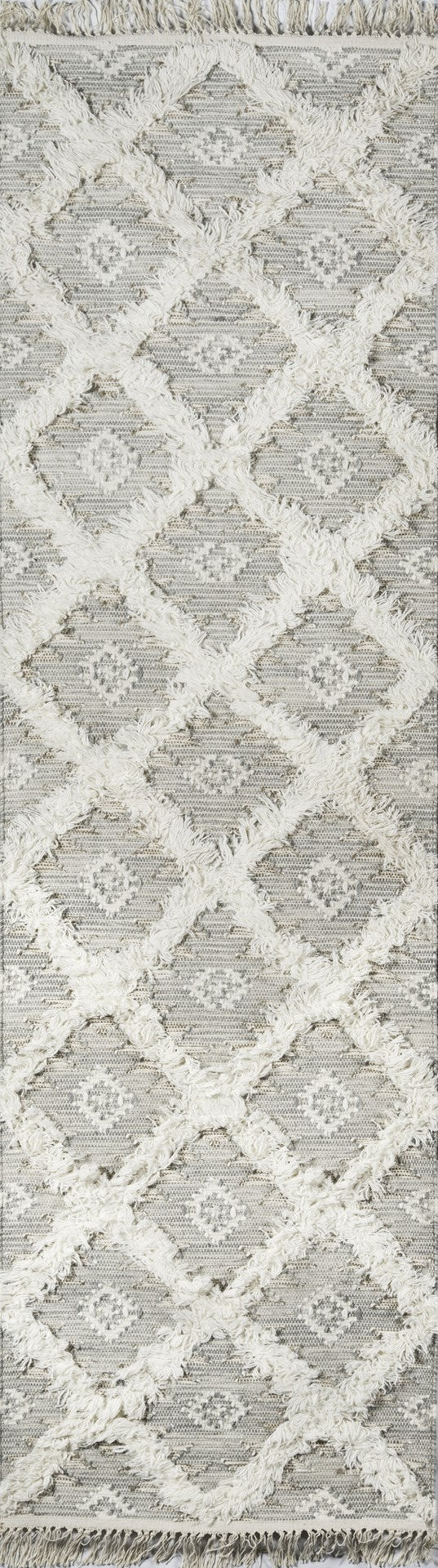 Momeni Harper HAR-1 Hand Woven Contemporary Geometric Indoor Area Rug Grey 8'10" x 11'10" HARPEHAR-1GRY8ABA