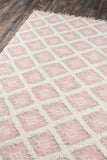 Momeni Harper HAR-1 Hand Woven Contemporary Geometric Indoor Area Rug Pink 8'10" x 11'10" HARPEHAR-1PNK8ABA
