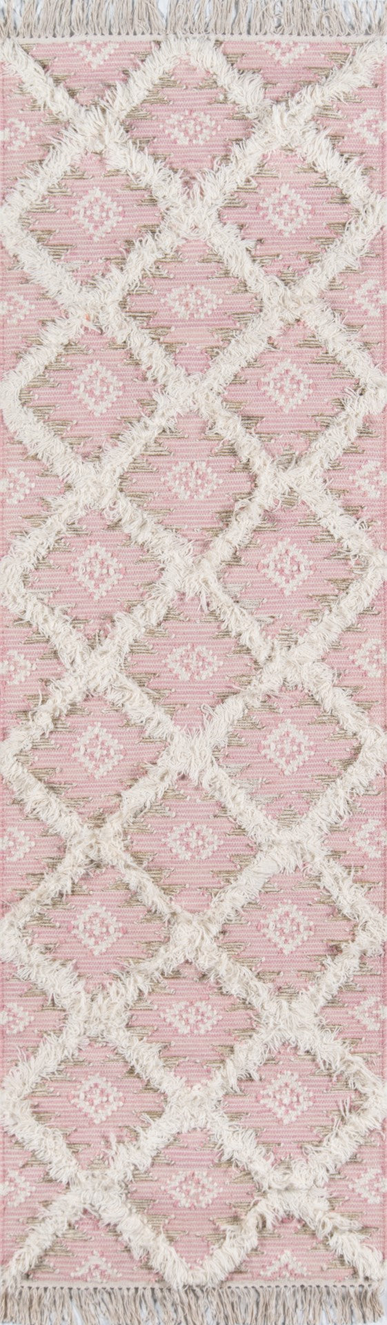 Momeni Harper HAR-1 Hand Woven Contemporary Geometric Indoor Area Rug Pink 8'10" x 11'10" HARPEHAR-1PNK8ABA