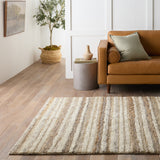 Jaipur Living Hatha Collection HAT01 Tikka 50% Jute 50% Wool Handmade Coastal Stripes Rug RUG153130