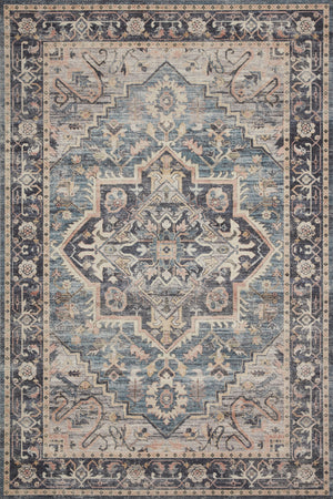 Loloi Hathaway HTH-01 100% Polyester Pile Power Loomed Traditional Rug HATHHTH-01NVML90C0