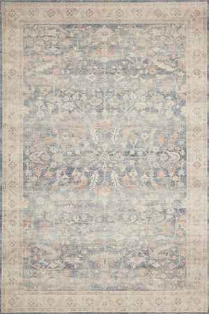 Loloi Hathaway HTH-02 100% Polyester Pile Power Loomed Traditional Rug HATHHTH-02DEML90C0