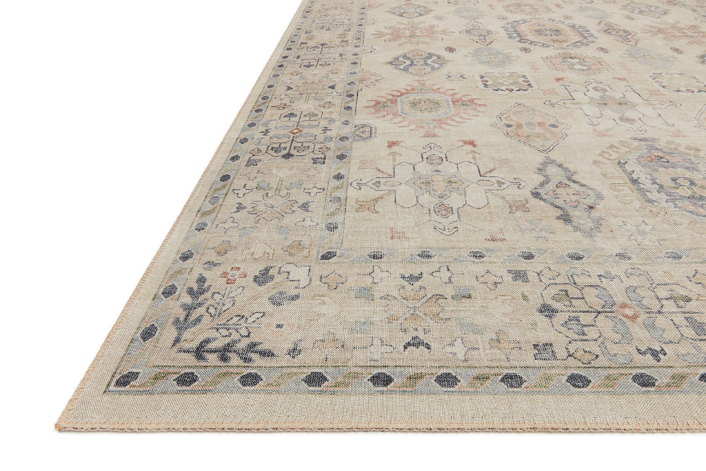 Loloi Hathaway HTH-04 100% Polyester Pile Power Loomed Traditional Rug HATHHTH-04BEML90C0