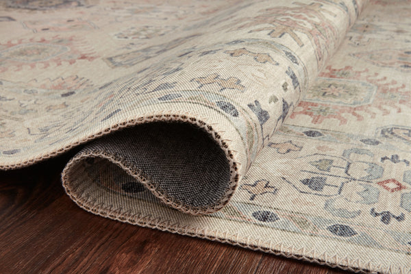Loloi Hathaway HTH-04 100% Polyester Pile Power Loomed Traditional Rug HATHHTH-04BEML90C0