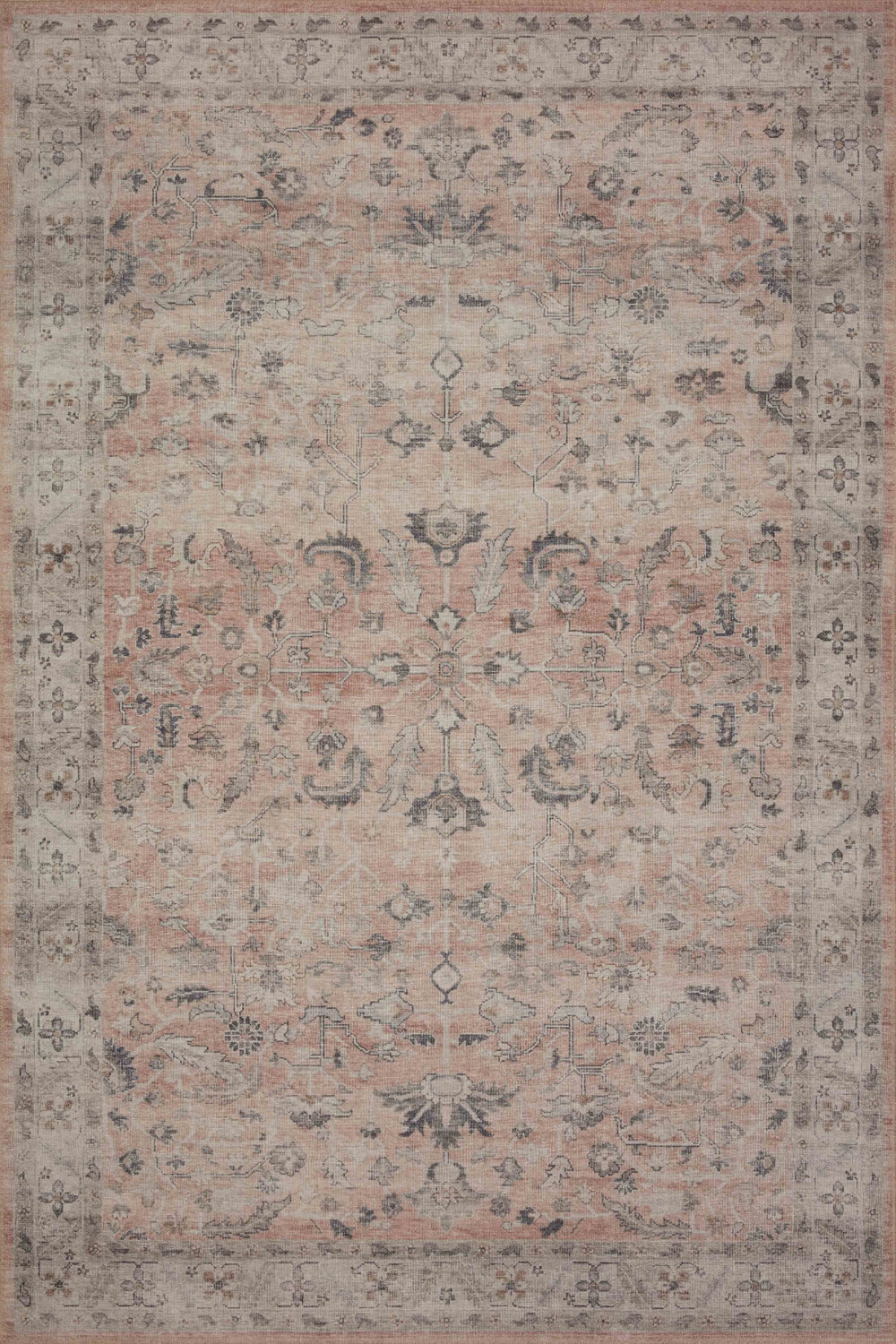Loloi Hathaway HTH-06 100% Polyester Pile Power Loomed Traditional Rug HATHHTH-06BHML90C0