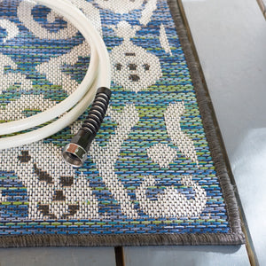 Safavieh Havana 321 Power Loomed 74% Polypropylene/12% Polyester/14% Backing Material Outdoor Rug HAV321M-9