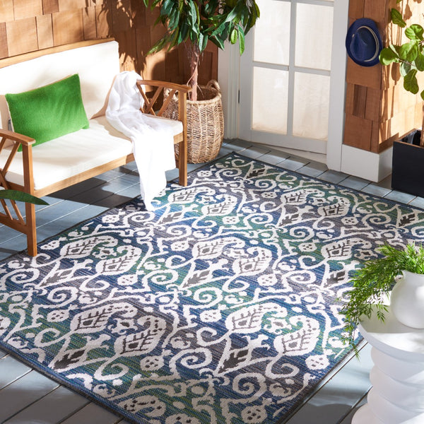Safavieh Havana 321 Power Loomed 74% Polypropylene/12% Polyester/14% Backing Material Outdoor Rug HAV321M-9