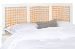 Safavieh Vienna Cane Headboard White Wash Wood HBD8004C-Q