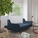 English Elm EE1962 Midcentury Living Room Grouping - Sofa Bed Navy EEV-14203