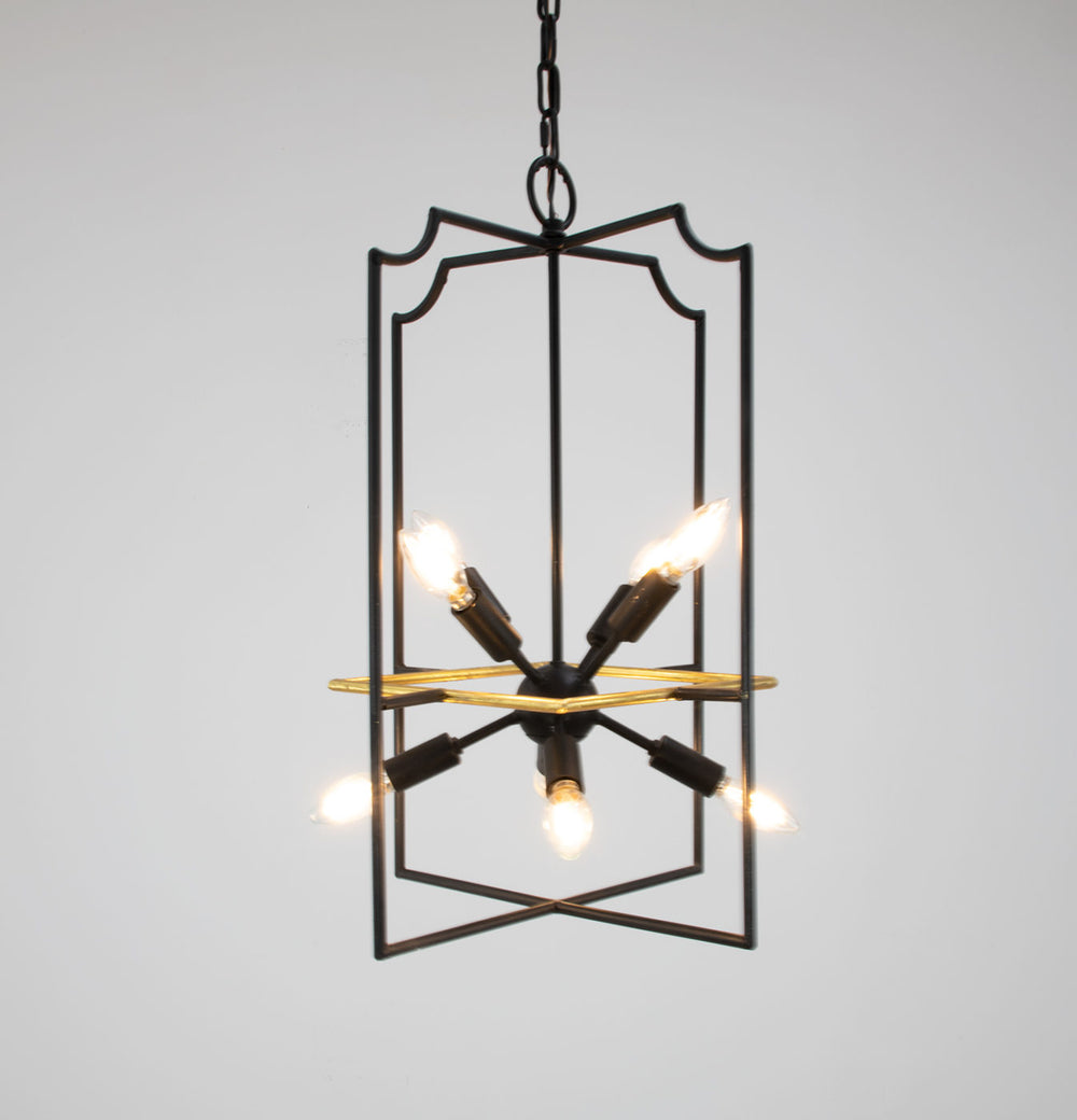 Zeugma HD111 Aged Iron & Gold Lantern
