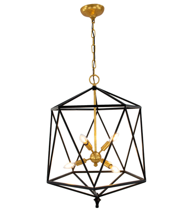 Zeugma HD113 Aged Iron & Gold Lantern